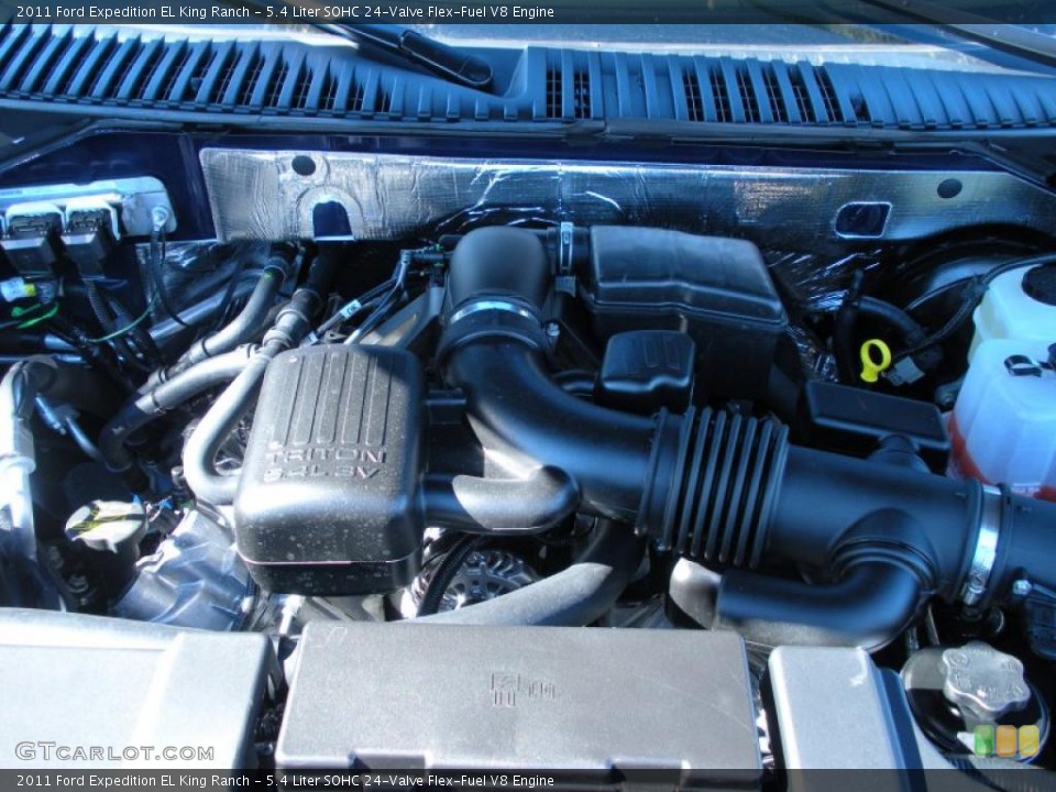 5.4 Liter SOHC 24-Valve Flex-Fuel V8 Engine for the 2011 Ford Expedition #42111357