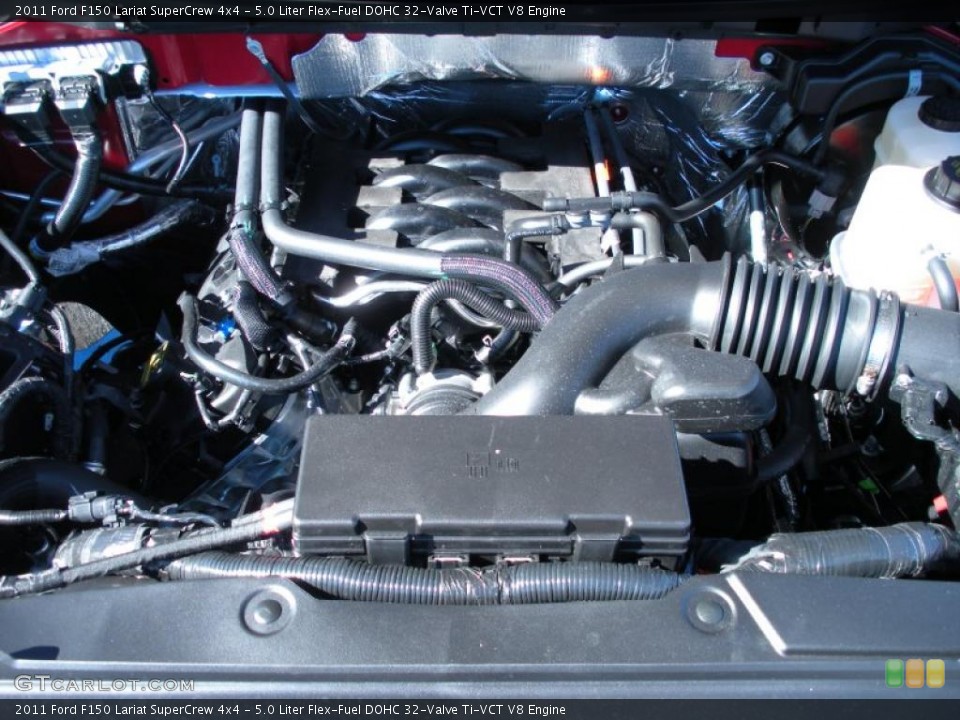 5.0 Liter Flex-Fuel DOHC 32-Valve Ti-VCT V8 Engine for the 2011 Ford F150 #42111561