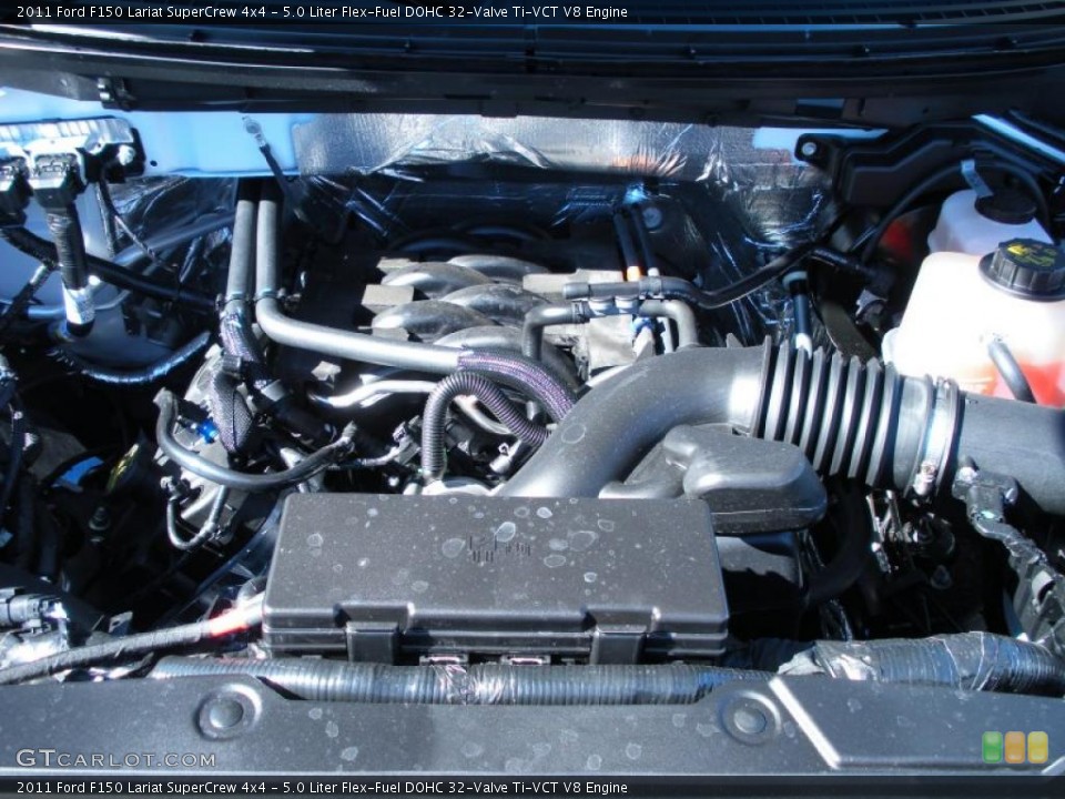 5.0 Liter Flex-Fuel DOHC 32-Valve Ti-VCT V8 Engine for the 2011 Ford F150 #42111737