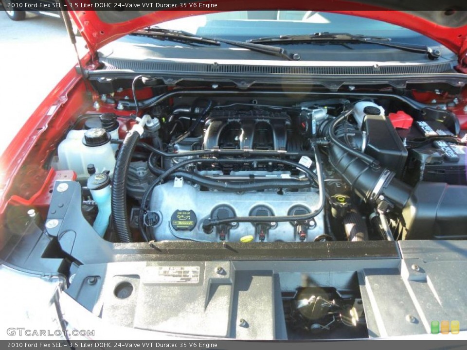 3.5 Liter DOHC 24-Valve VVT Duratec 35 V6 Engine for the 2010 Ford Flex #42111757