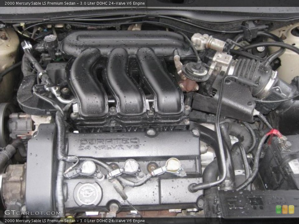 3.0 Liter DOHC 24-Valve V6 2000 Mercury Sable Engine