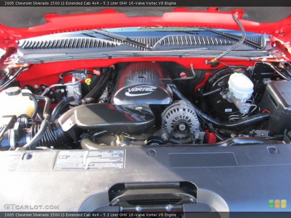 5.3 Liter OHV 16-Valve Vortec V8 Engine for the 2005 Chevrolet Silverado 1500 #42115711