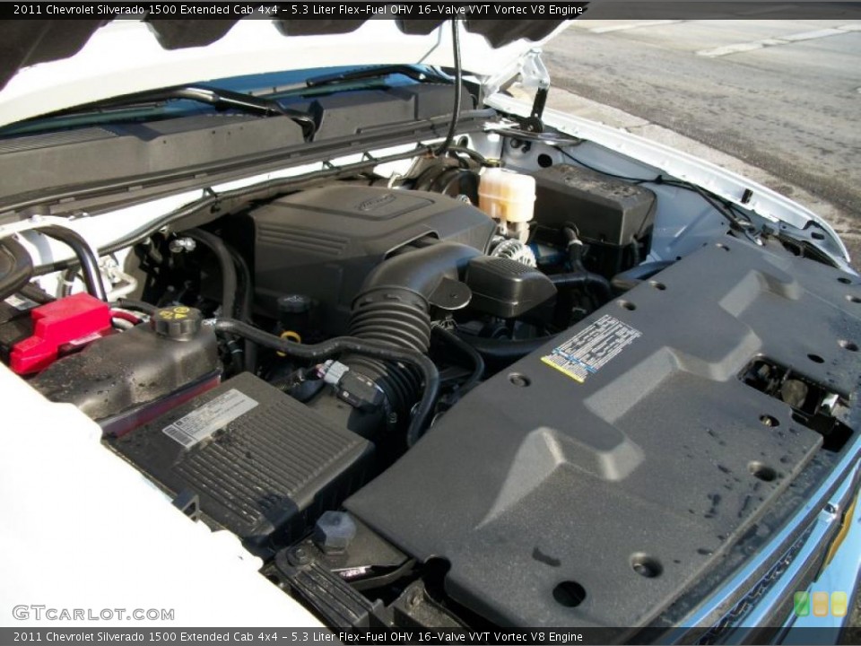 5.3 Liter Flex-Fuel OHV 16-Valve VVT Vortec V8 Engine for the 2011 Chevrolet Silverado 1500 #42125422