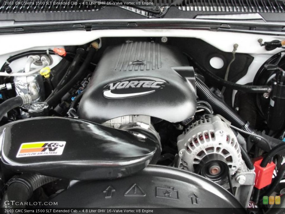 4.8 Liter OHV 16-Valve Vortec V8 Engine for the 2003 GMC Sierra 1500 #42129631
