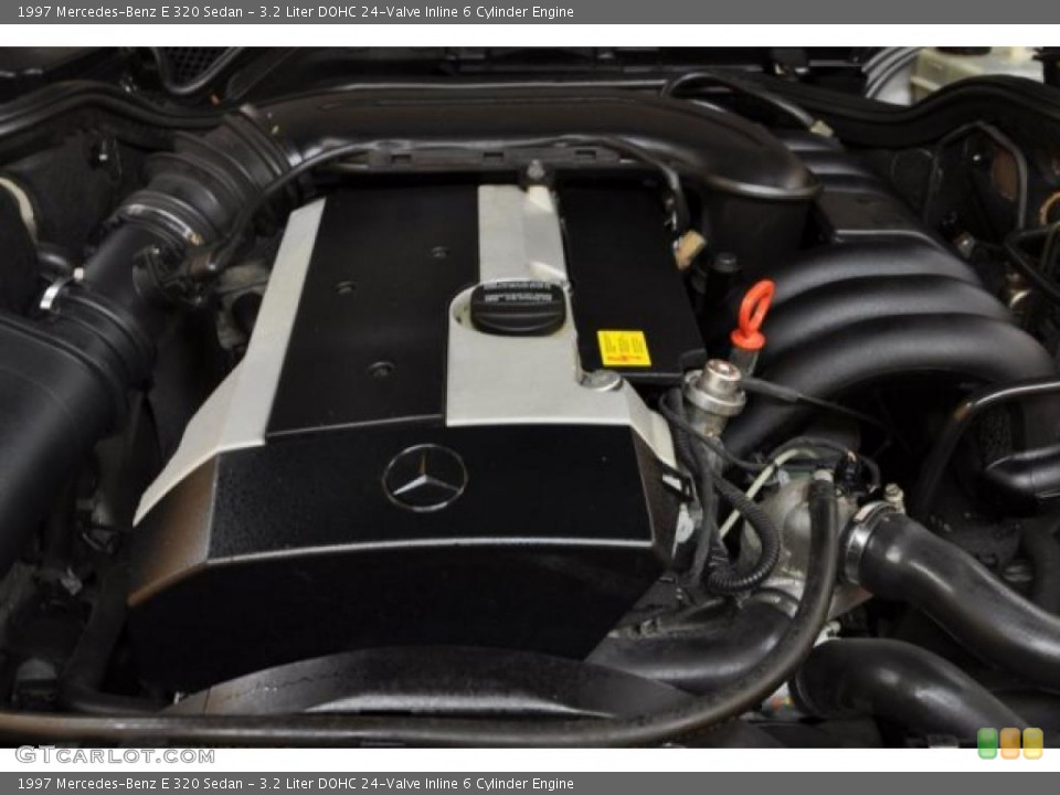 3.2 Liter DOHC 24-Valve Inline 6 Cylinder 1997 Mercedes-Benz E Engine