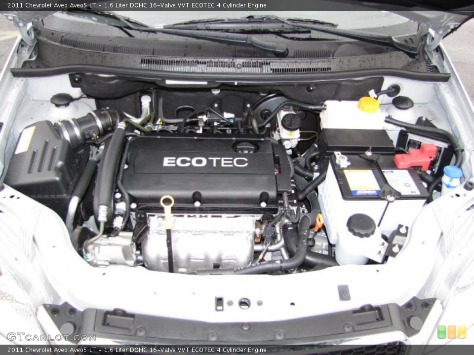 1.6 Liter DOHC 16-Valve VVT ECOTEC 4 Cylinder Engine for the 2011 Chevrolet Aveo #42136199