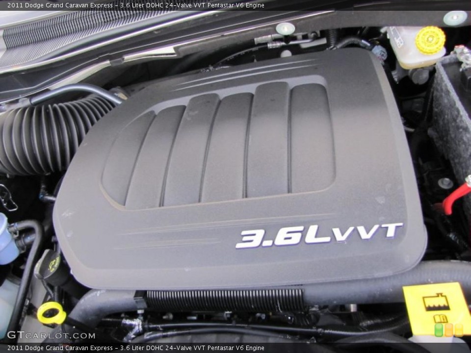 3.6 Liter DOHC 24-Valve VVT Pentastar V6 Engine for the 2011 Dodge Grand Caravan #42137195