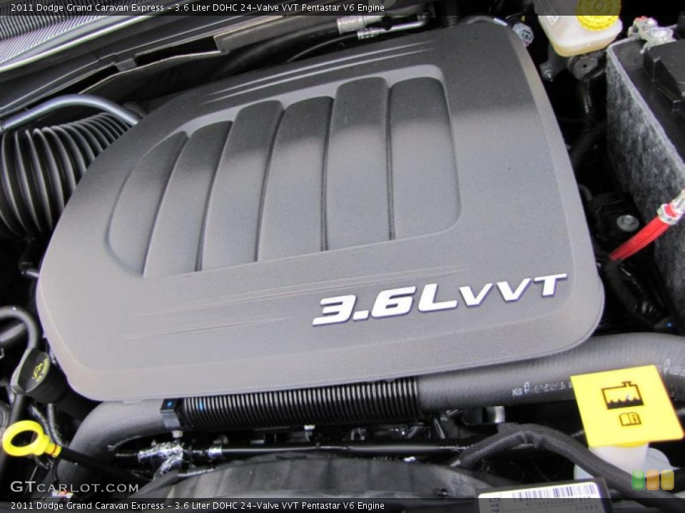 3.6 Liter DOHC 24-Valve VVT Pentastar V6 Engine for the 2011 Dodge Grand Caravan #42137423