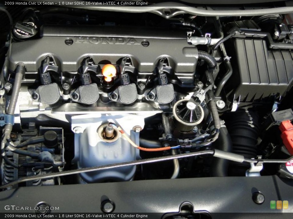 1.8 Liter SOHC 16-Valve i-VTEC 4 Cylinder Engine for the 2009 Honda Civic #42141820