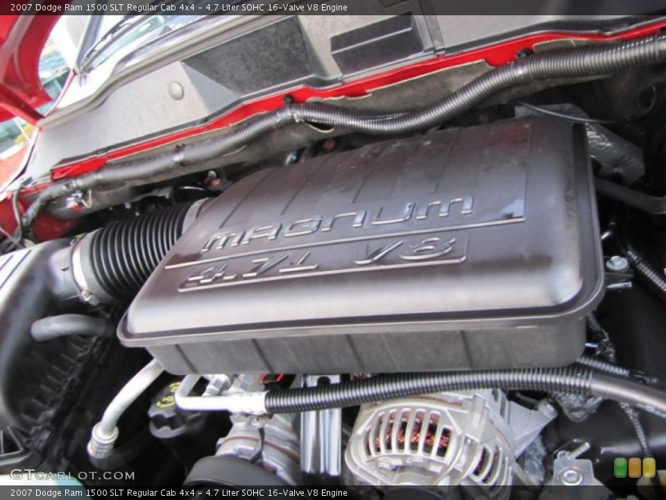 4.7 Liter SOHC 16-Valve V8 Engine for the 2007 Dodge Ram 1500 #42142068