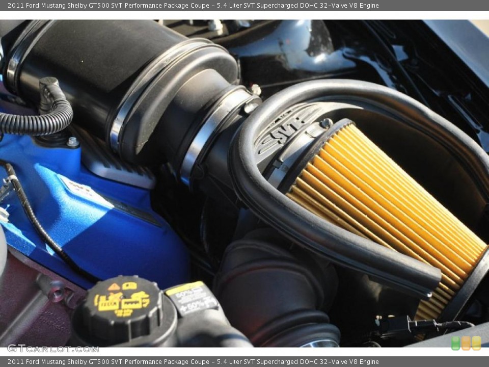 5.4 Liter SVT Supercharged DOHC 32-Valve V8 Engine for the 2011 Ford Mustang #42142612