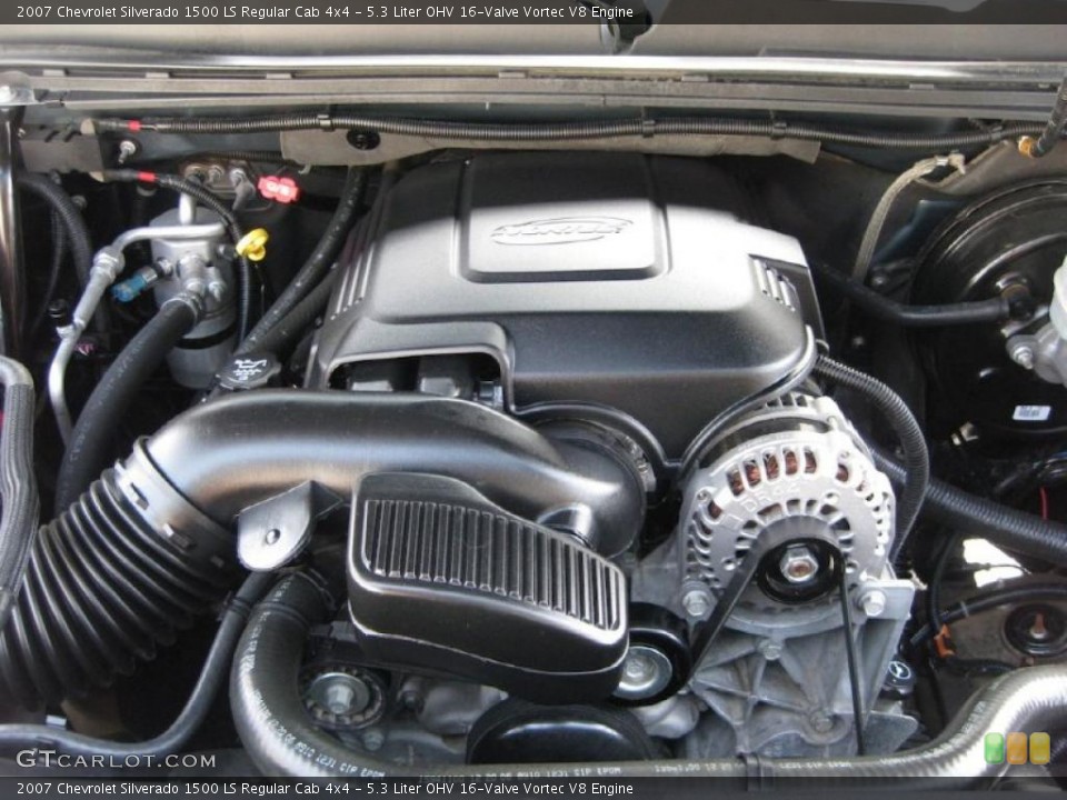 5.3 Liter OHV 16-Valve Vortec V8 Engine for the 2007 Chevrolet Silverado 1500 #42146172
