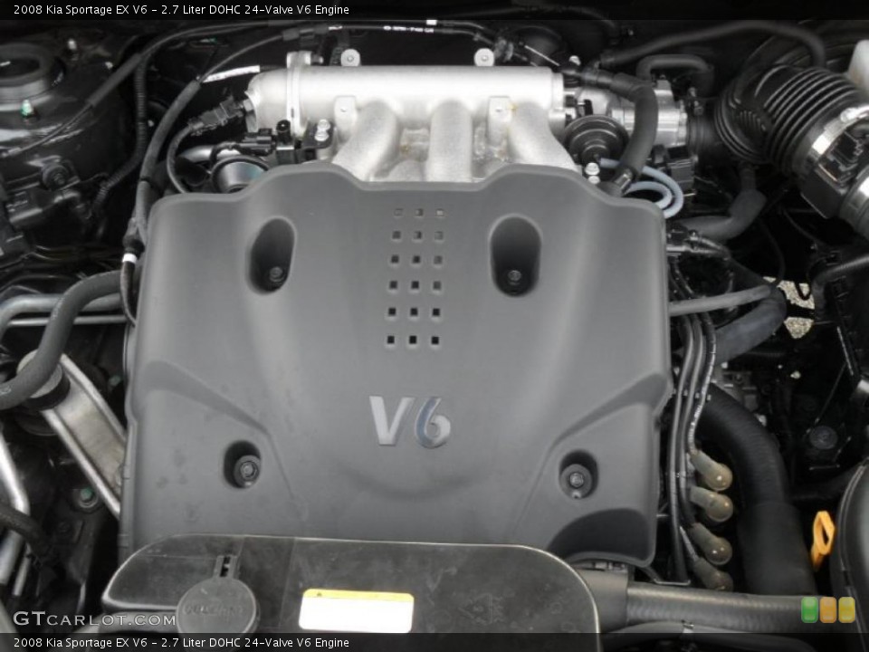 2.7 Liter DOHC 24-Valve V6 Engine for the 2008 Kia Sportage #42166144