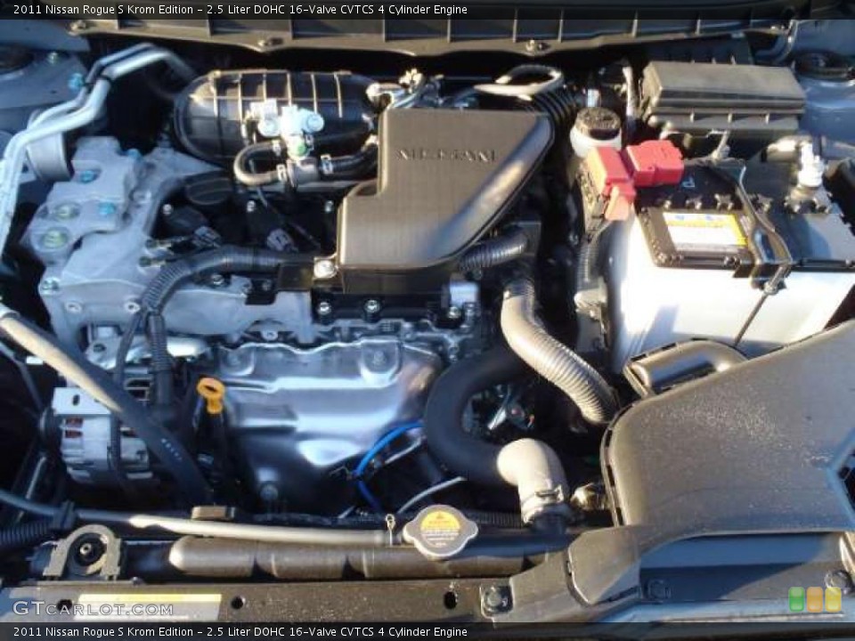 2.5 Liter DOHC 16-Valve CVTCS 4 Cylinder Engine for the 2011 Nissan Rogue #42166916