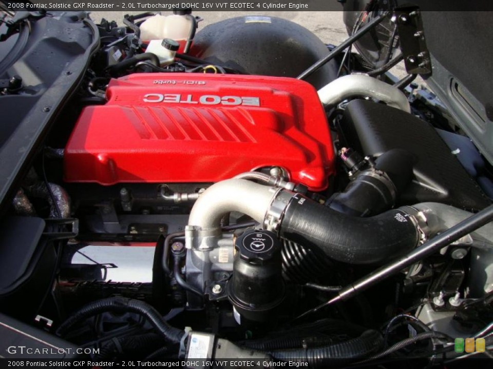 2.0L Turbocharged DOHC 16V VVT ECOTEC 4 Cylinder Engine for the 2008 Pontiac Solstice #42179932