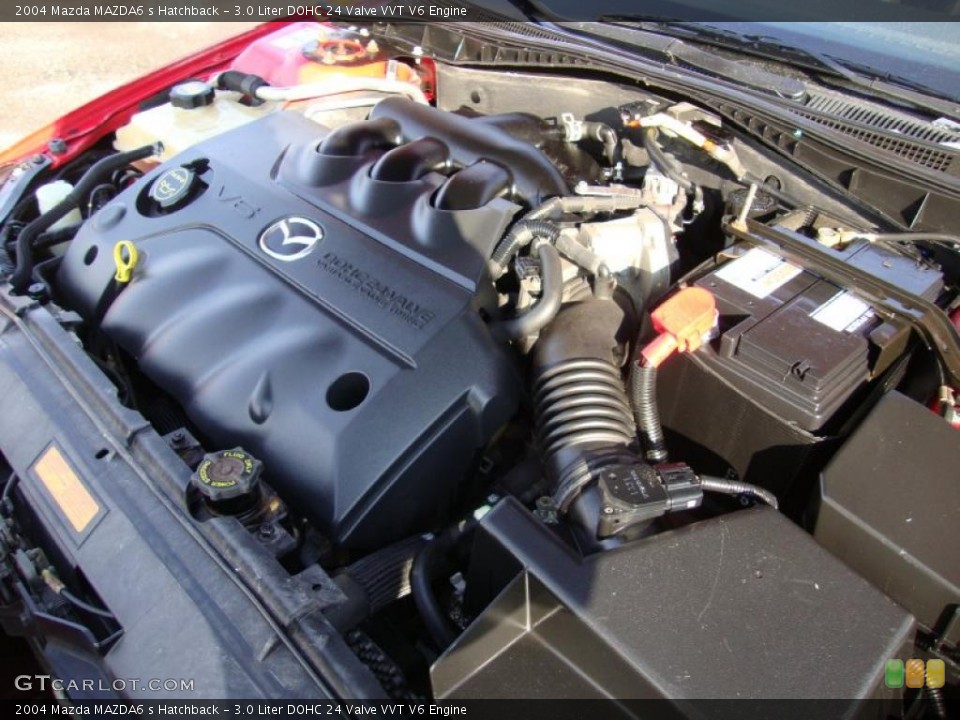 3.0 Liter DOHC 24 Valve VVT V6 Engine for the 2004 Mazda MAZDA6 #42181268