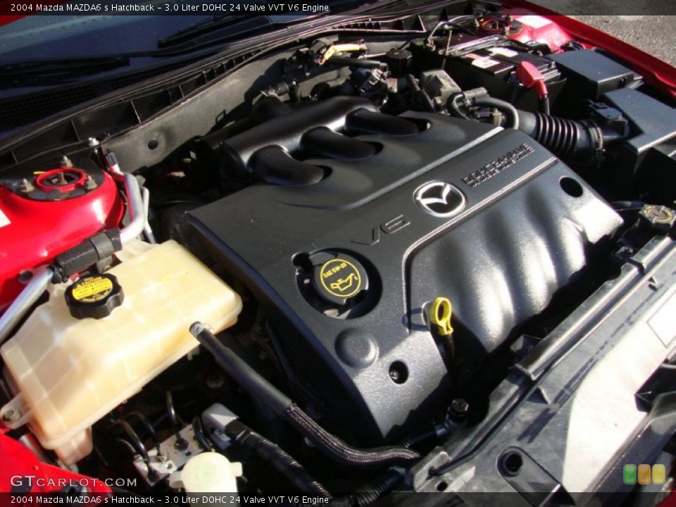 3.0 Liter DOHC 24 Valve VVT V6 Engine for the 2004 Mazda MAZDA6 #42181276