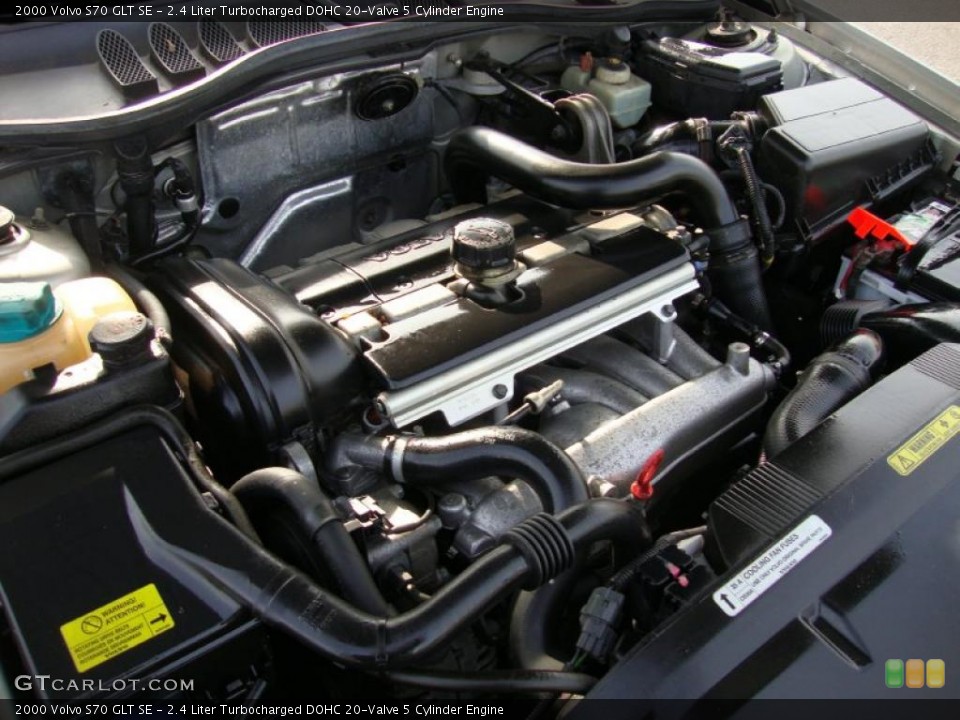 2.4 Liter Turbocharged DOHC 20-Valve 5 Cylinder Engine for the 2000 Volvo S70 #42182360
