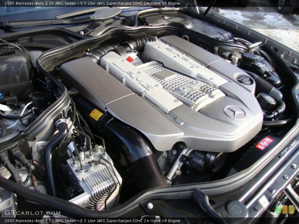 5.5 Liter AMG Supercharged SOHC 24-Valve V8 Engine for the 2005 Mercedes-Benz E #42183598