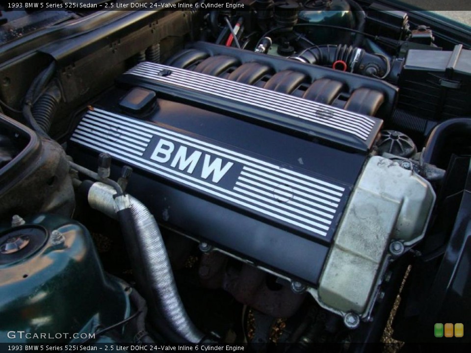 2.5 Liter DOHC 24-Valve Inline 6 Cylinder Engine for the 1993 BMW 5 Series #42186596