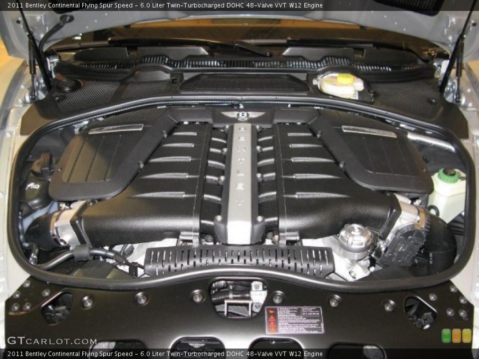 6.0 Liter Twin-Turbocharged DOHC 48-Valve VVT W12 Engine for the 2011 Bentley Continental Flying Spur #42189079