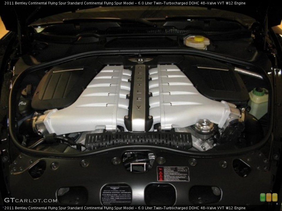 6.0 Liter Twin-Turbocharged DOHC 48-Valve VVT W12 Engine for the 2011 Bentley Continental Flying Spur #42189959