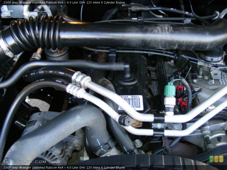 4.0 Liter OHV 12V Inline 6 Cylinder Engine for the 2006 Jeep Wrangler #42191931