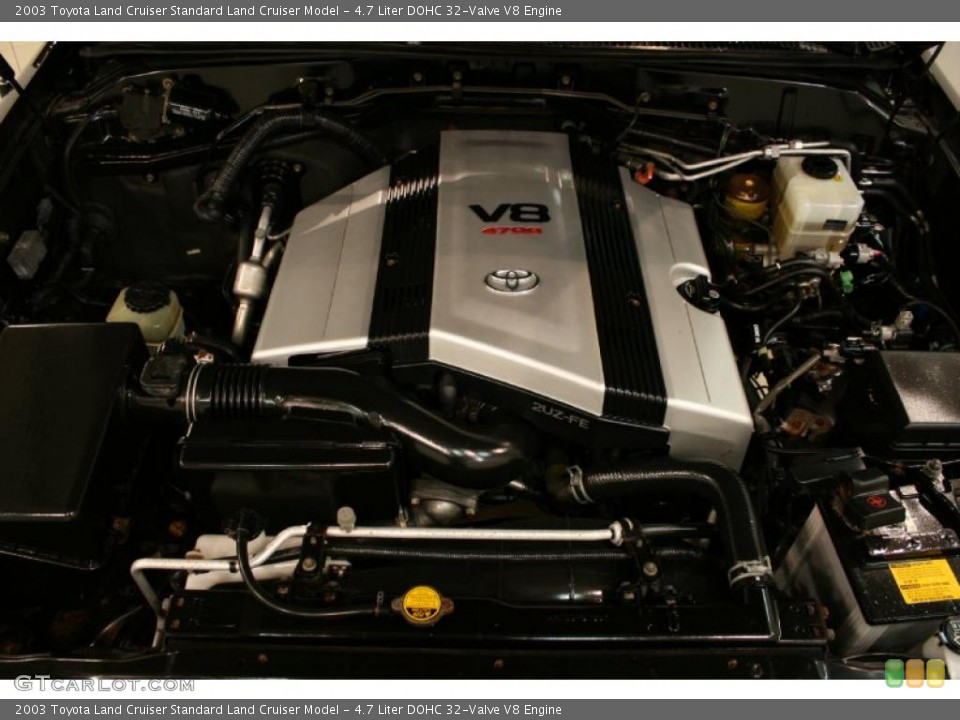 4.7 Liter DOHC 32-Valve V8 Engine for the 2003 Toyota Land Cruiser #42193199