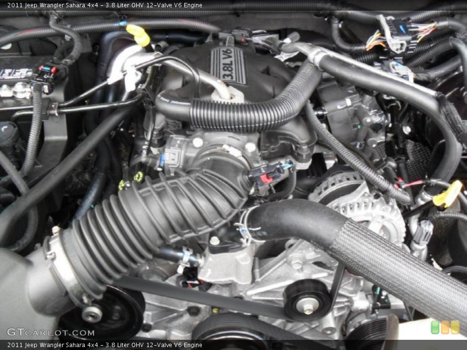 3.8 Liter OHV 12-Valve V6 Engine for the 2011 Jeep Wrangler #42196051