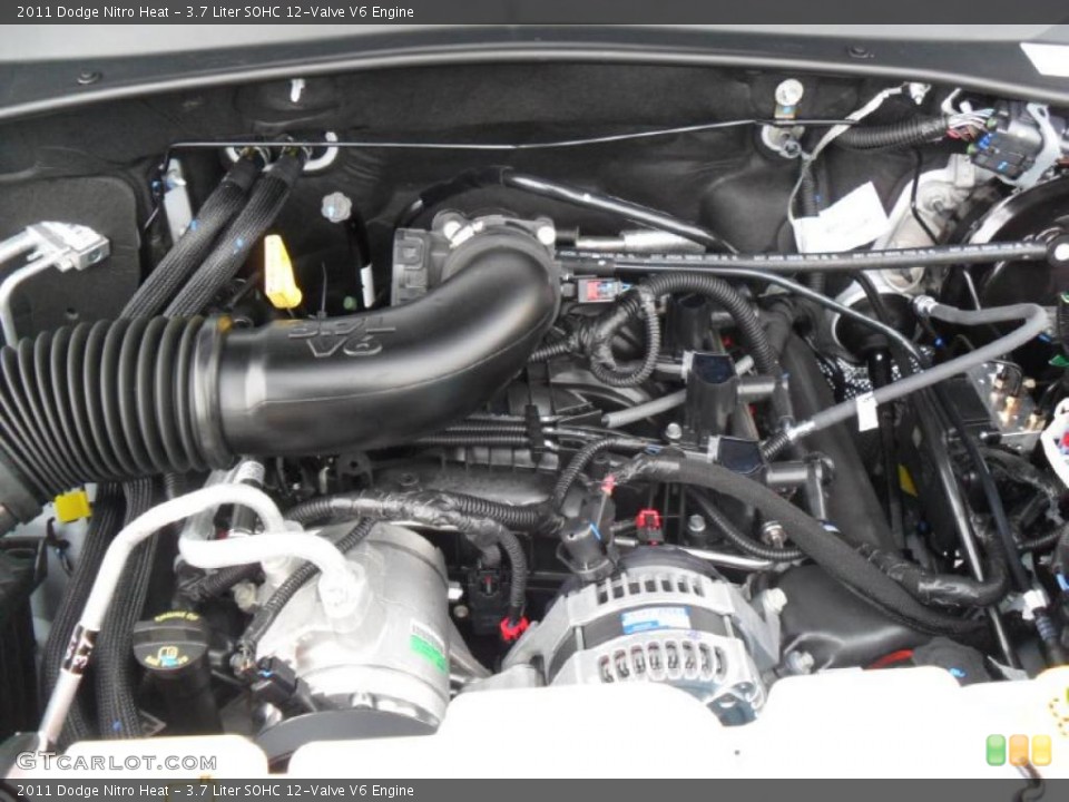 3.7 Liter SOHC 12-Valve V6 Engine for the 2011 Dodge Nitro #42197635