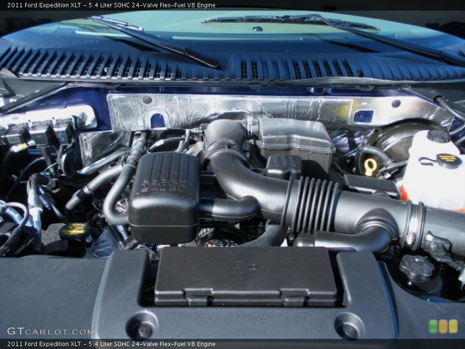 5.4 Liter SOHC 24-Valve Flex-Fuel V8 Engine for the 2011 Ford Expedition #42197643