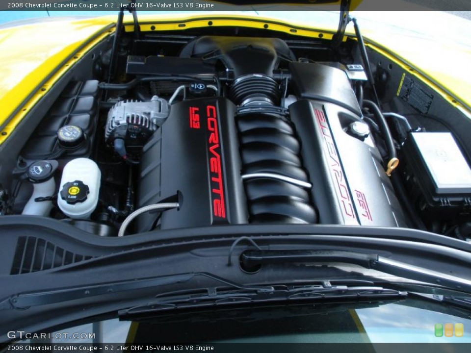 6.2 Liter OHV 16-Valve LS3 V8 Engine for the 2008 Chevrolet Corvette #42198111