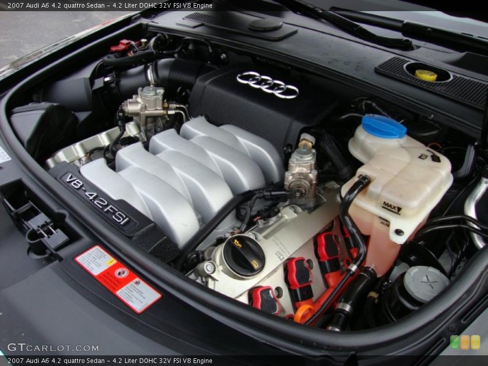 4.2 Liter DOHC 32V FSI V8 Engine for the 2007 Audi A6 #42201091