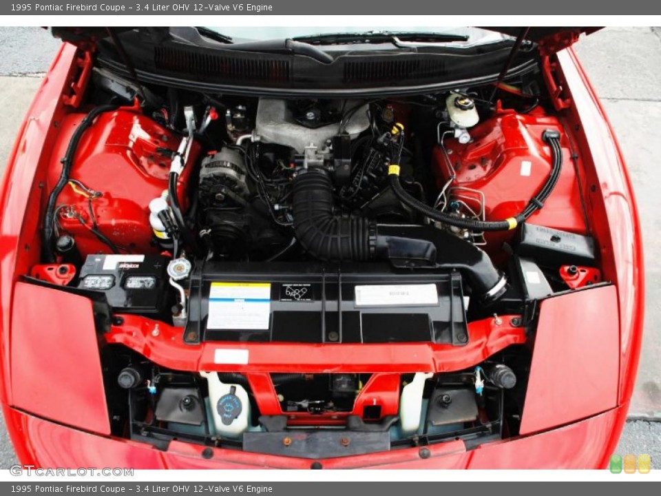 3.4 Liter OHV 12-Valve V6 Engine for the 1995 Pontiac Firebird #42206871