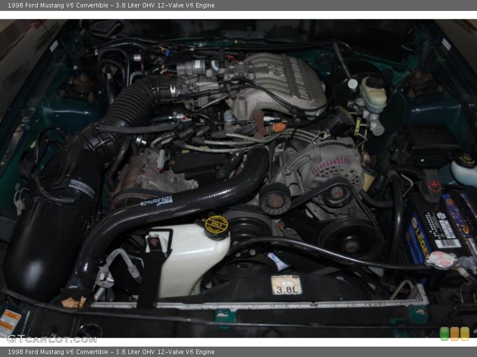 3.8 Liter OHV 12-Valve V6 Engine for the 1998 Ford Mustang #42209643