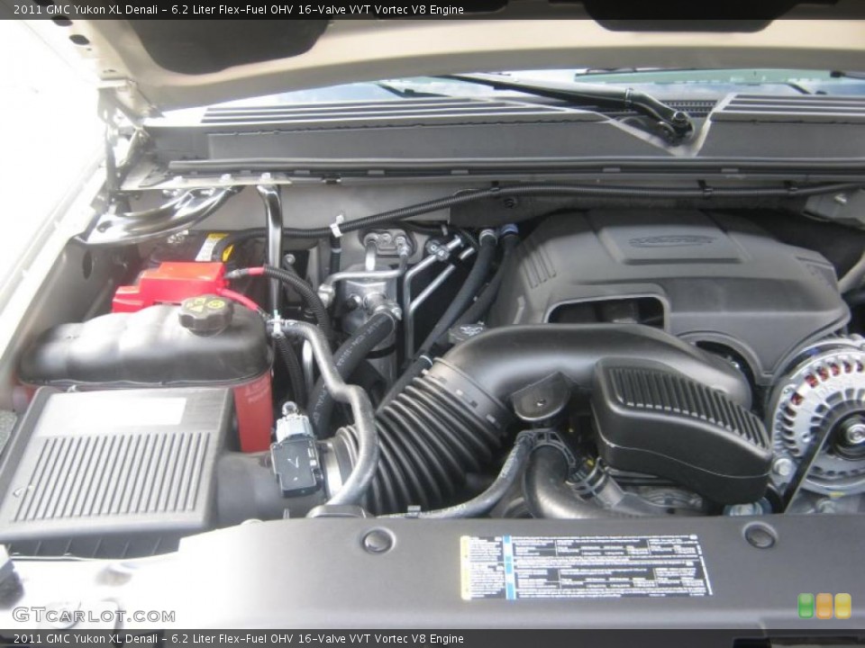 6.2 Liter Flex-Fuel OHV 16-Valve VVT Vortec V8 Engine for the 2011 GMC Yukon #42211355