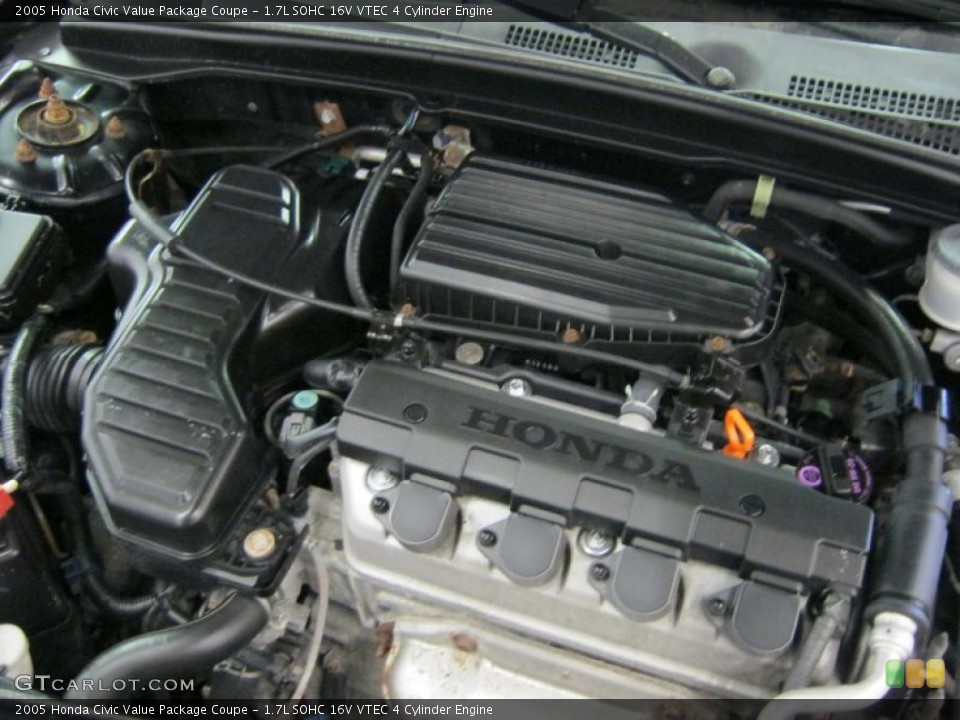 1.7L SOHC 16V VTEC 4 Cylinder Engine for the 2005 Honda Civic #42221132
