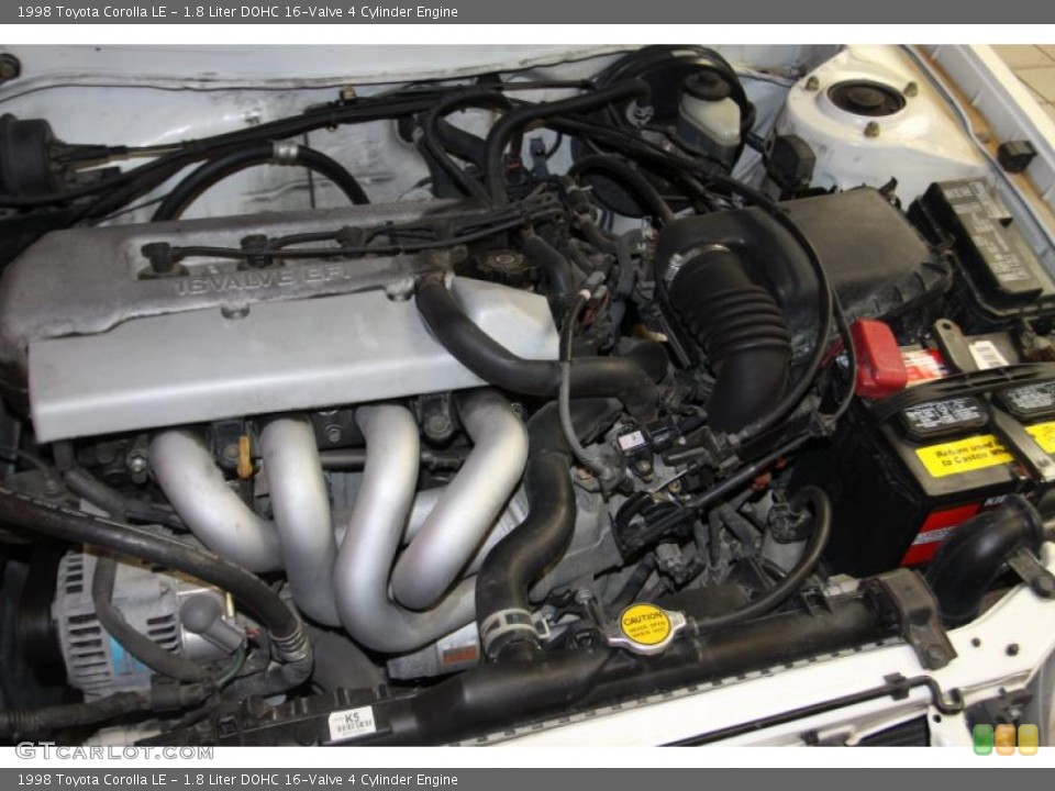 1.8 Liter DOHC 16-Valve 4 Cylinder Engine for the 1998 Toyota Corolla #42224012