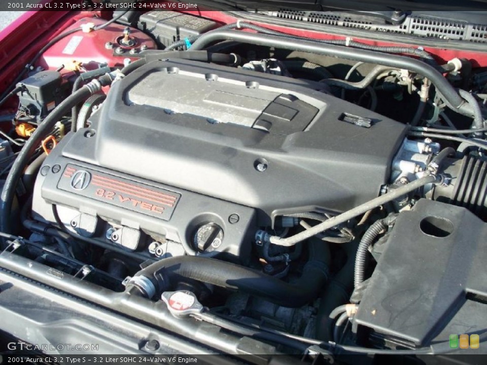 3.2 Liter SOHC 24-Valve V6 Engine for the 2001 Acura CL #42225716