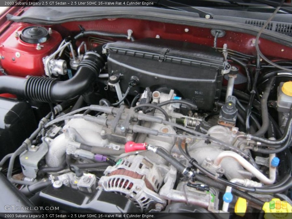 2.5 Liter SOHC 16-Valve Flat 4 Cylinder Engine for the 2003 Subaru Legacy #42227420