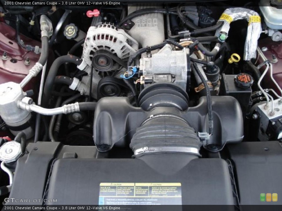 3.8 Liter OHV 12-Valve V6 Engine for the 2001 Chevrolet Camaro #42245267