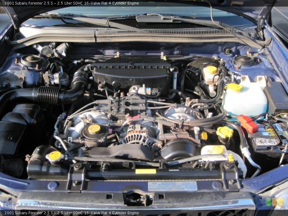 2.5 Liter SOHC 16-Valve Flat 4 Cylinder Engine for the 2001 Subaru Forester #42251398
