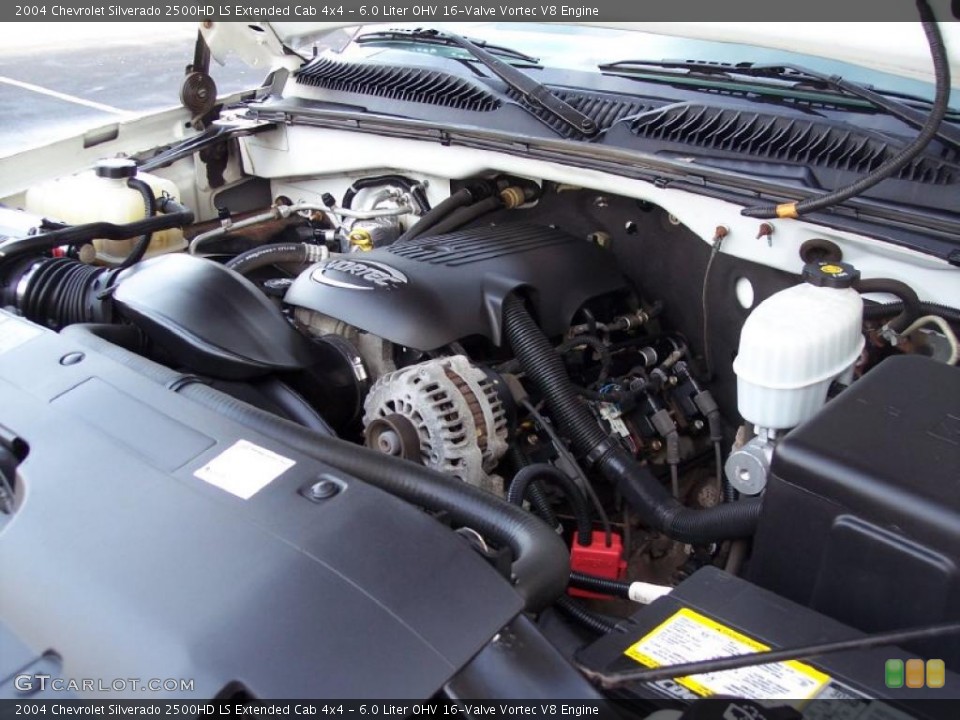 6.0 Liter OHV 16-Valve Vortec V8 Engine for the 2004 Chevrolet Silverado 2500HD #42253222