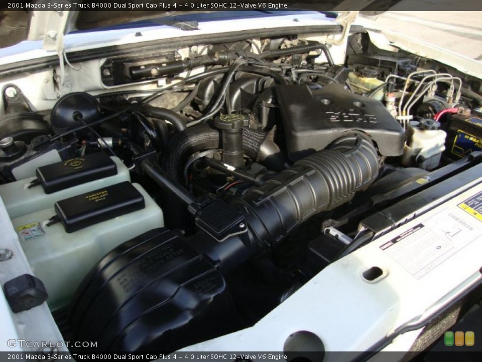 4.0 Liter SOHC 12-Valve V6 Engine for the 2001 Mazda B-Series Truck #42258766