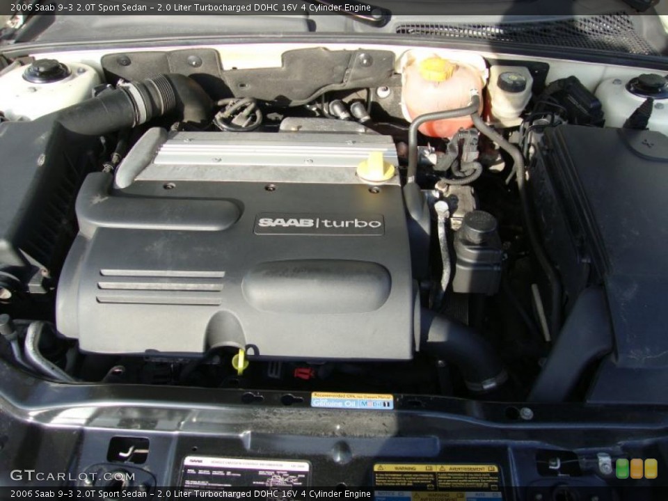 2.0 Liter Turbocharged DOHC 16V 4 Cylinder Engine for the 2006 Saab 9-3 #42260294