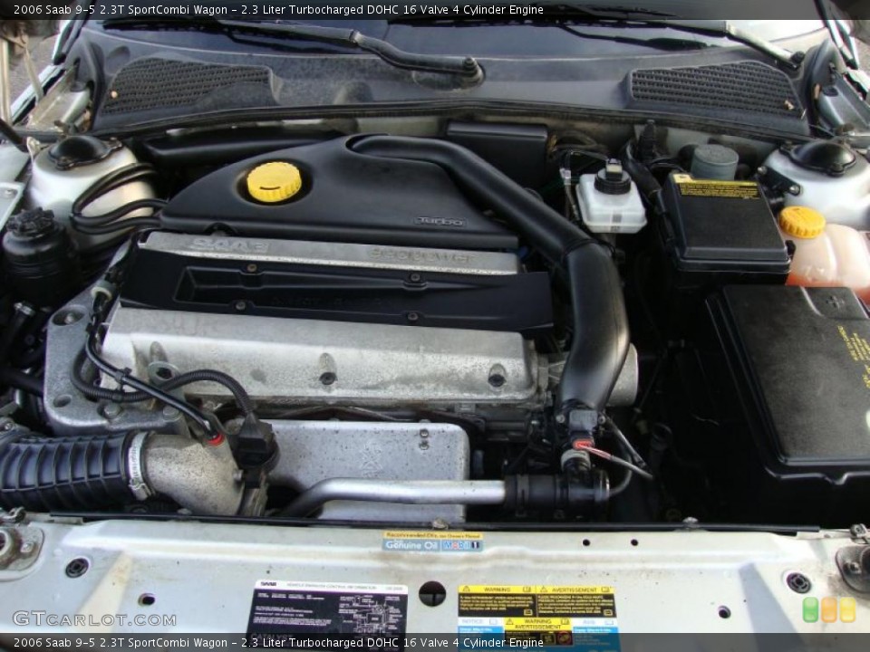 2.3 Liter Turbocharged DOHC 16 Valve 4 Cylinder Engine for the 2006 Saab 9-5 #42261038