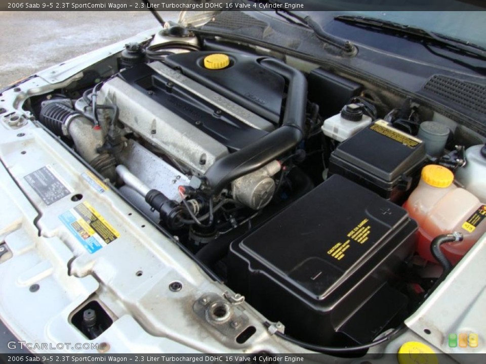 2.3 Liter Turbocharged DOHC 16 Valve 4 Cylinder Engine for the 2006 Saab 9-5 #42261054