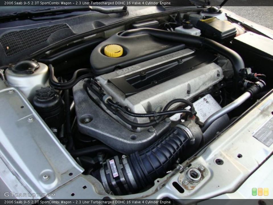 2.3 Liter Turbocharged DOHC 16 Valve 4 Cylinder Engine for the 2006 Saab 9-5 #42261086