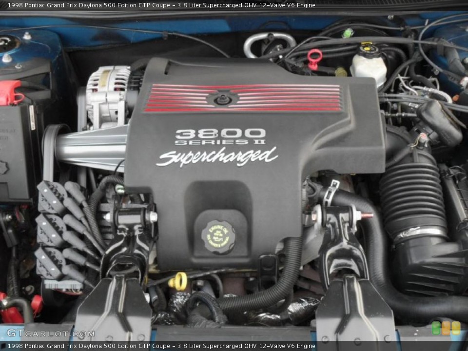 3.8 Liter Supercharged OHV 12-Valve V6 Engine for the 1998 Pontiac Grand Prix #42267718