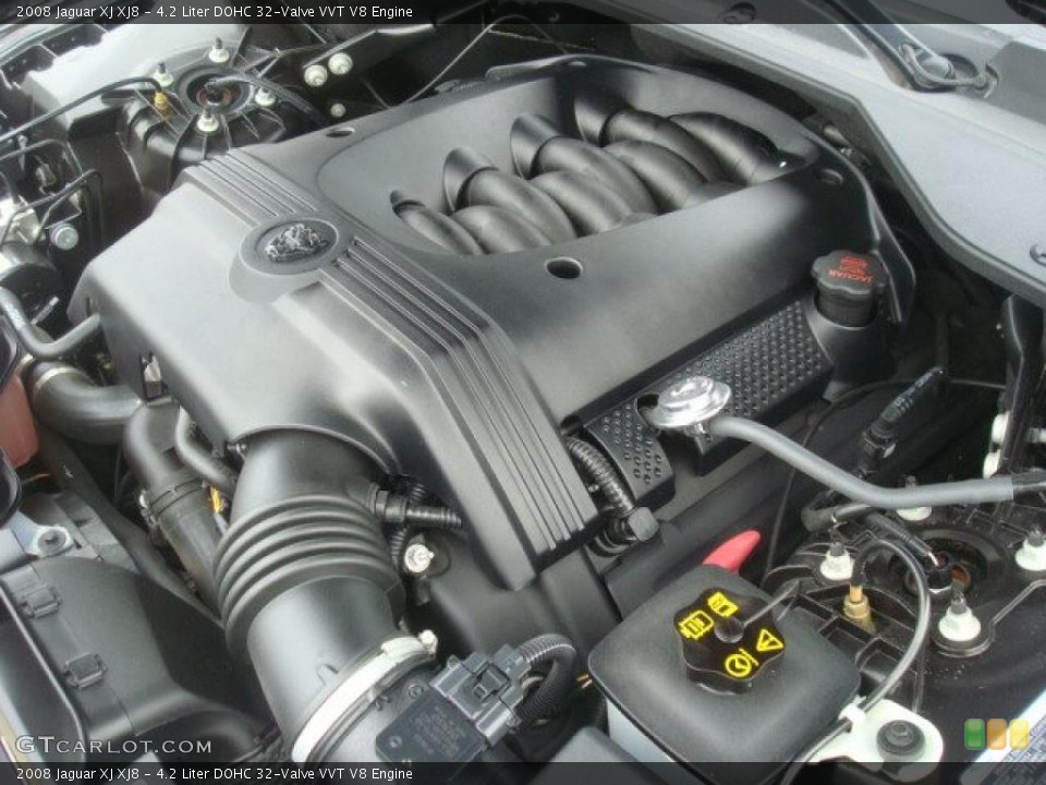 4.2 Liter DOHC 32-Valve VVT V8 Engine for the 2008 Jaguar XJ #42270227